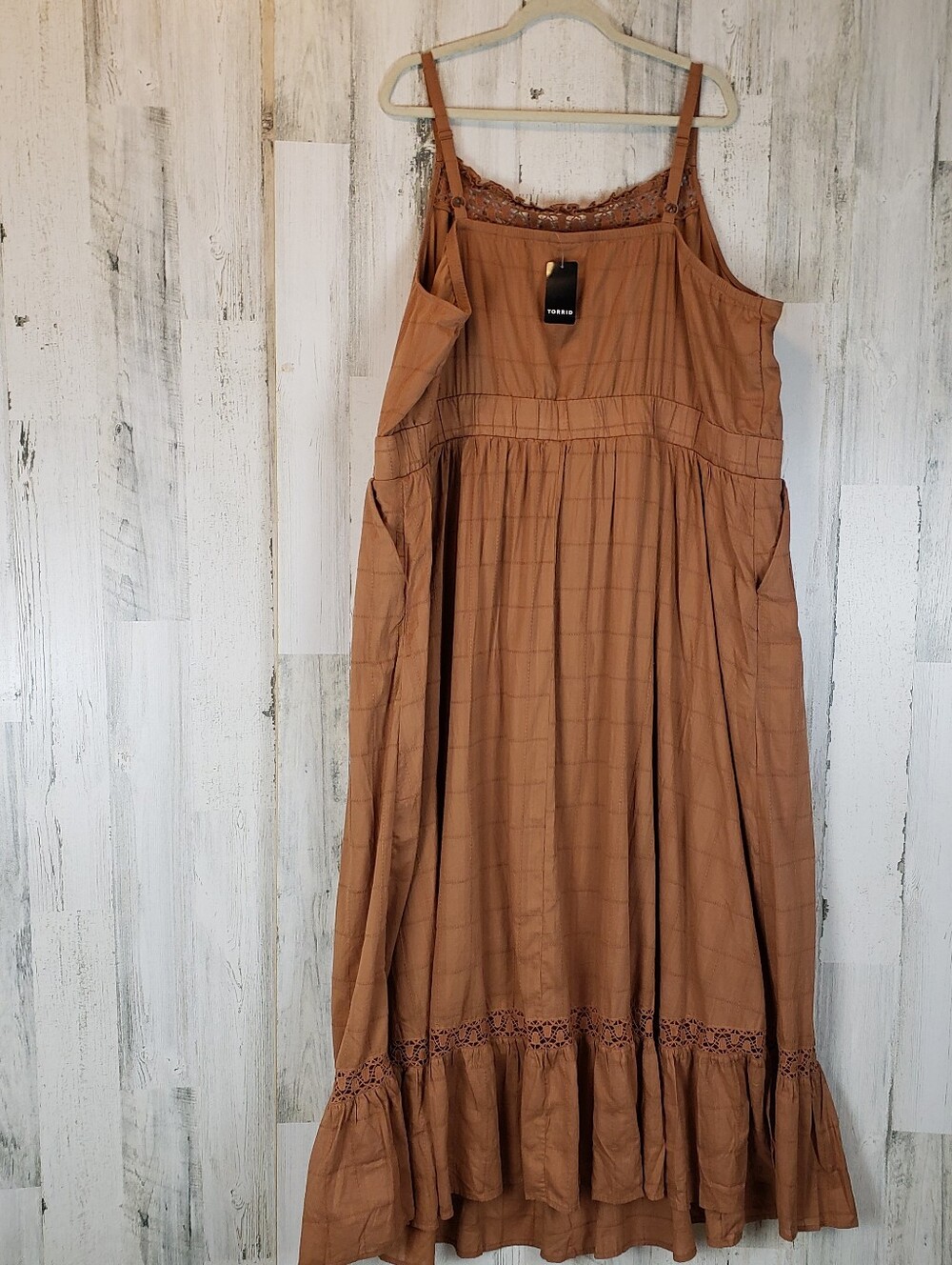 Torrid Crochet-Trim Maxi Dress Size 4X - Picture 7 of 11